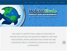 Tablet Screenshot of habitattitude.ca