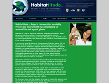 Tablet Screenshot of habitattitude.net